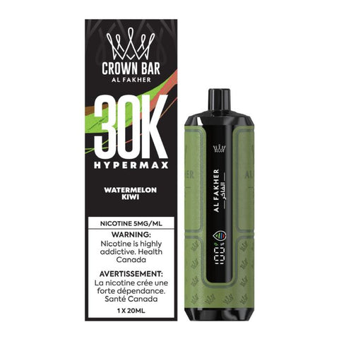 AL Fakher Crown Bar 30K Hypermax Disposable Watermelon Kiwi ONT