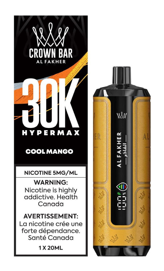 AL Fakher Crown Bar 30K Hypermax Disposable Mango Ice ONT