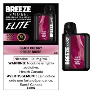 Breeze Elite 4000 Disposable Black Cherry