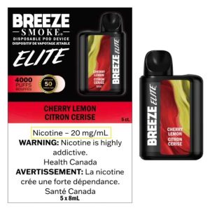 Breeze Elite 4000 Disposable Cherry Lemon