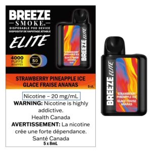 Breeze Elite 4000 Disposable Strawberry Pineapple Ice