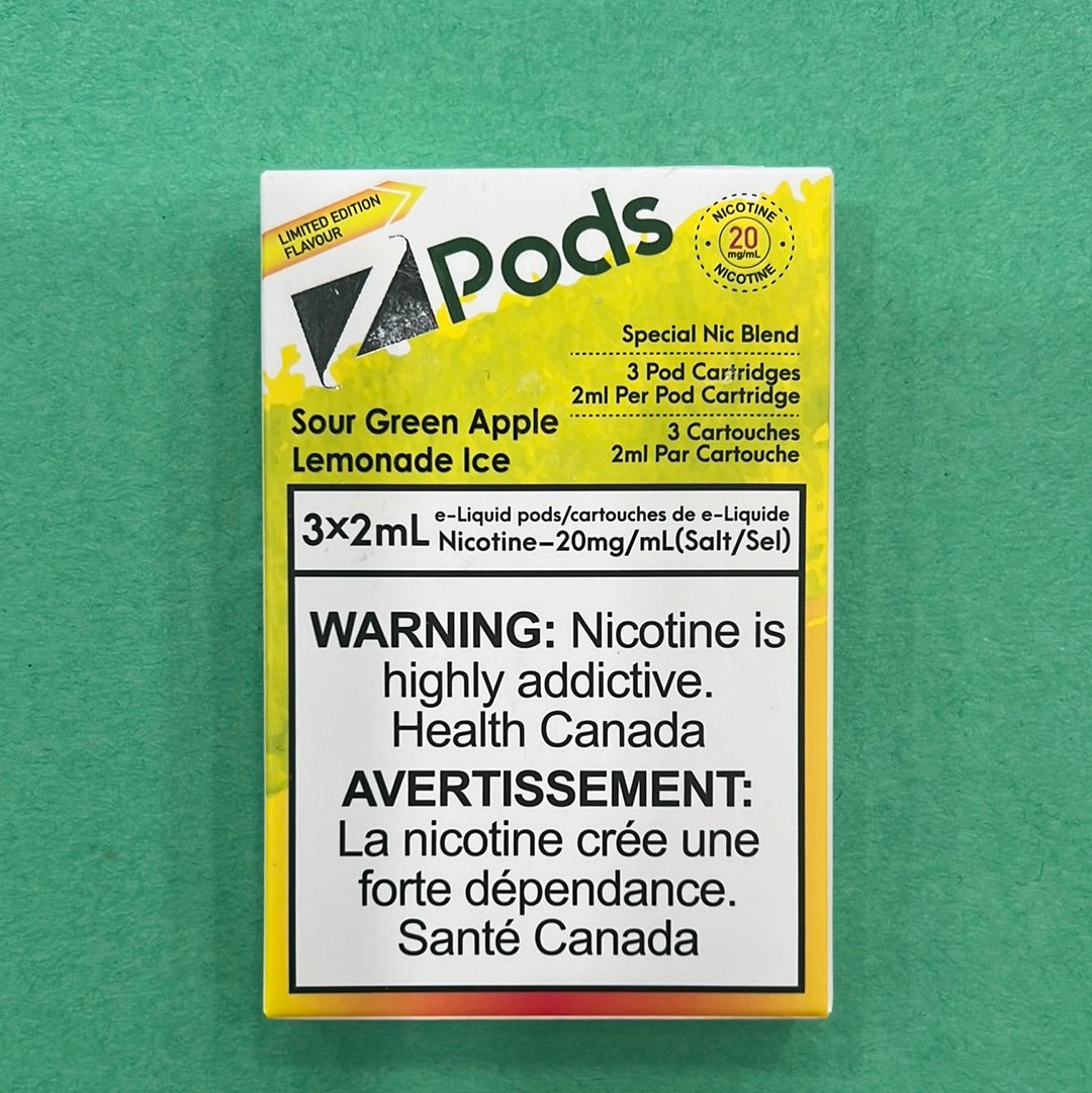 Z Lab Zpods Sour Green Apple Lemonade Ice(3x2ml)