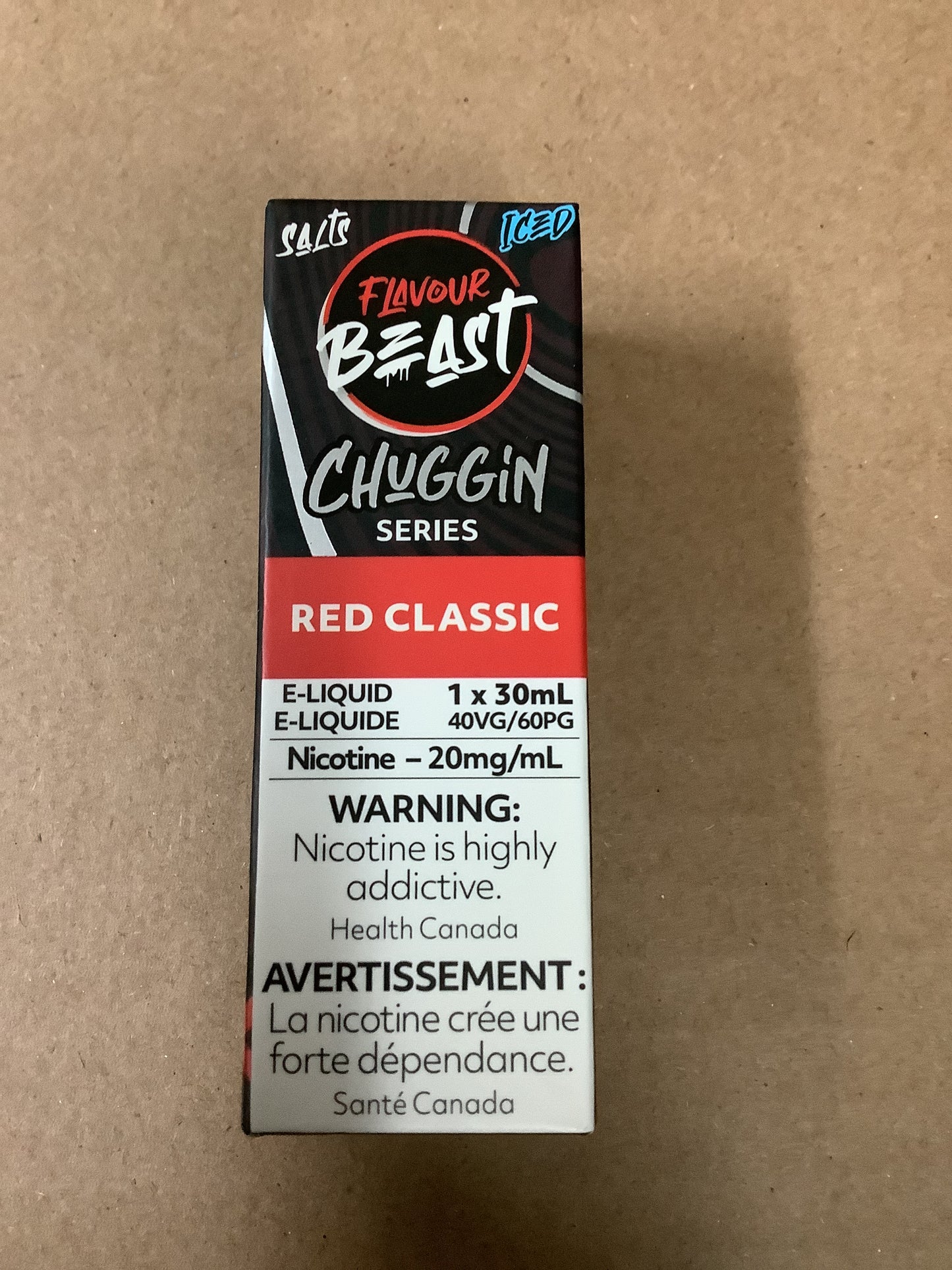 Flavour Beast Salts Red Classic Iced ONT