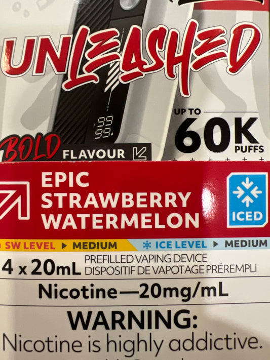 Flavour Beast Disposable Mode Max 3 60K Unleashed Epic Strawberry Watermelon ONT