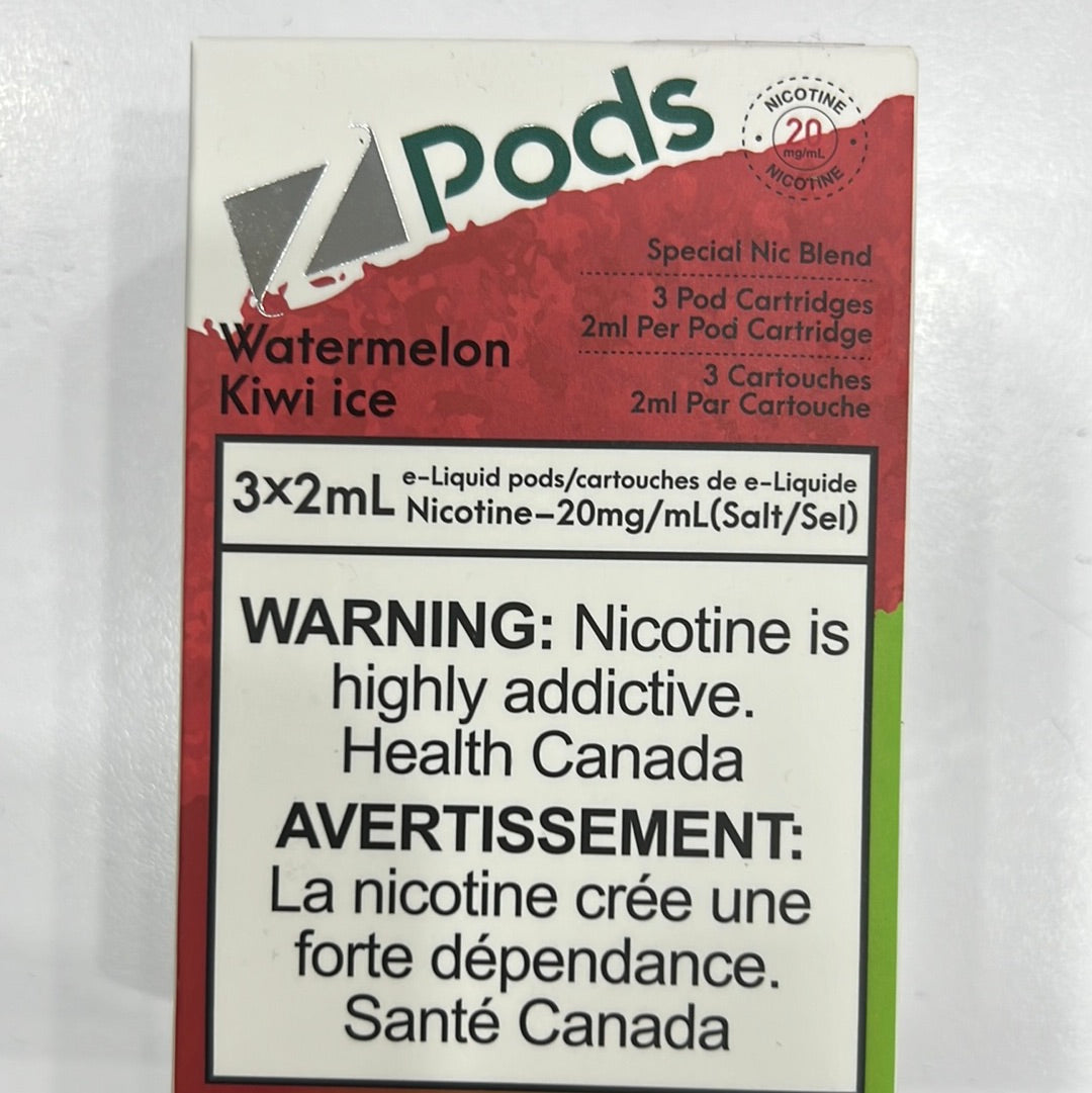 Z Lab Zpods Watermelon Kiwi Ice (3x2ml)