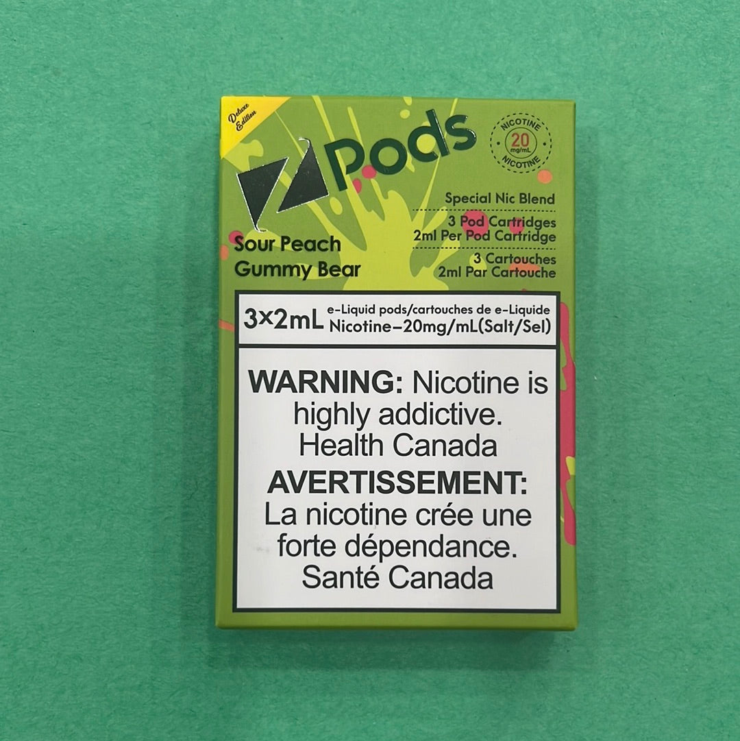 Z Lab Zpods Sour Peach Gummy Bear (3x2ml)