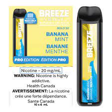 Breeze Smoke Pro Disposable Banana Mint 6ml