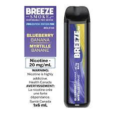 Breeze Smoke S50 Disposable Blueberry Banana 6mL