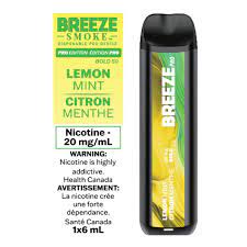 Breeze Smoke Pro Disposable Lemon Mint 6ml