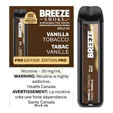 Breeze Smoke Pro Disposable Vanilla Tobacco 6ml