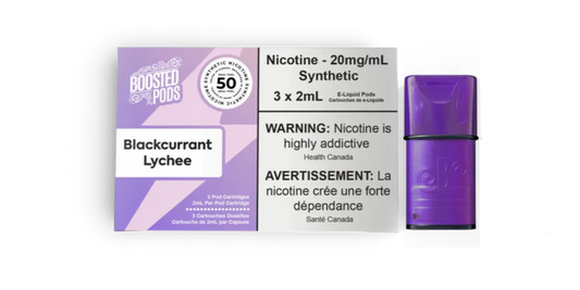 BOOSTED PODS BLACKCURRANT LYCHEE