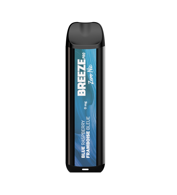 Breeze Smoke Pro Disposable Blue Raspberry Nic Free 4ml ONT