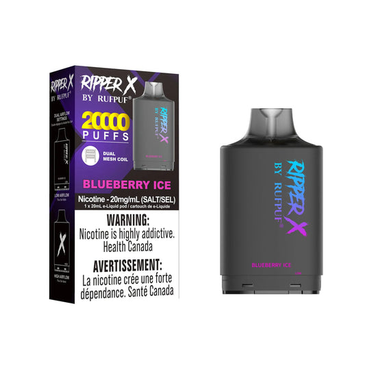 Ripper 20000 Level X Pods Blueberry Ice