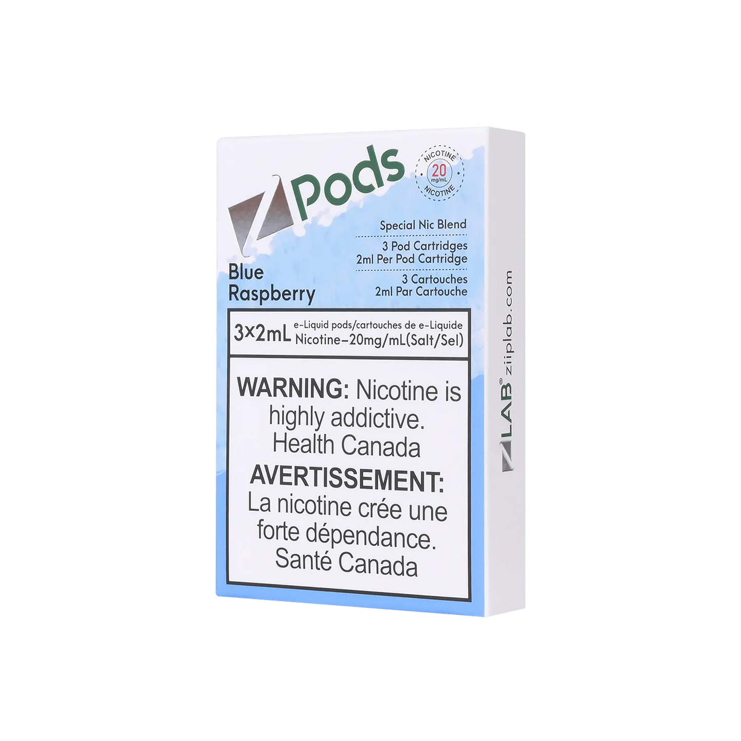 Z Lab Zpods Blue Raspberry (3x2ml) ONT