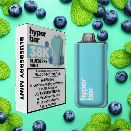 Hyper Bar 38K Disposable Blueberry Mint ONT