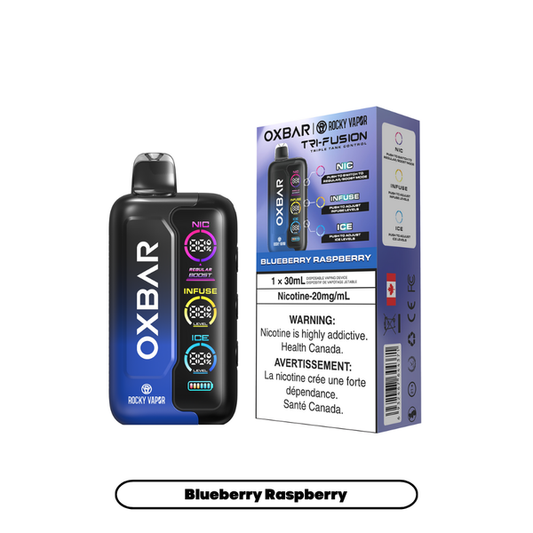 Oxbar Tri-Fusion Disposable Blueberry Raspberry