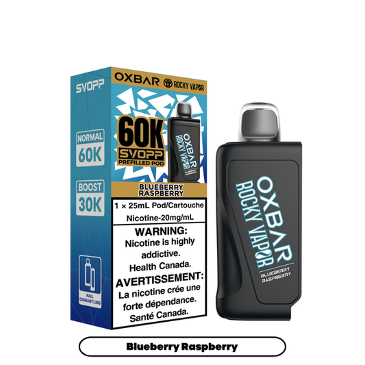 OXBAR SVOPP 60K Pods Blueberry Raspberry ONT