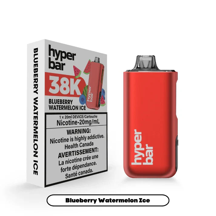 Hyper Bar 38K Disposable Blueberry Watermelon Ice ONT