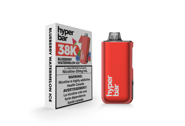 Hyper Bar 38K Disposable Blueberry Watermelon Ice ONT