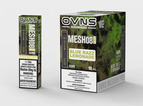 OVNS MESH08 PRO 5500 Disposable Blue Razz Lemonade