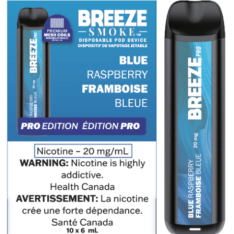 Breeze Smoke Pro Disposable Blue Raspberry 6ml