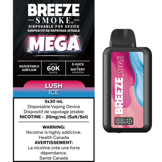 Breeze Mega 60K Disposable Lush Ice