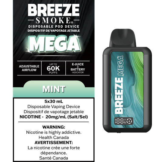 Breeze Mega 60K Disposable Mint