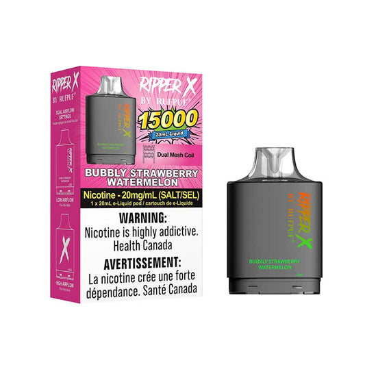 Ripper 15000 Level X Pods Bubbly Strawberry Watermelon