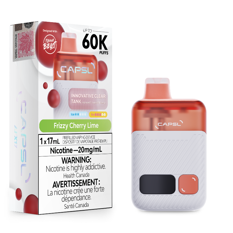 CAPSL X Flavour Beast Disposable 60K Frizzy Cherry Lime