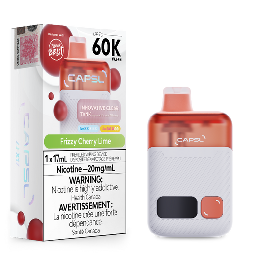 CAPSL X Flavour Beast Disposable 60K Frizzy Cherry Lime
