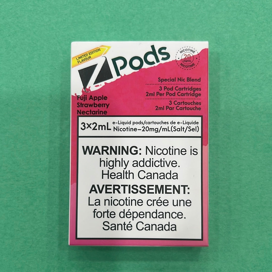 Z Lab Zpods Fuji Apple Strawberry Nectarine(3x2ml)