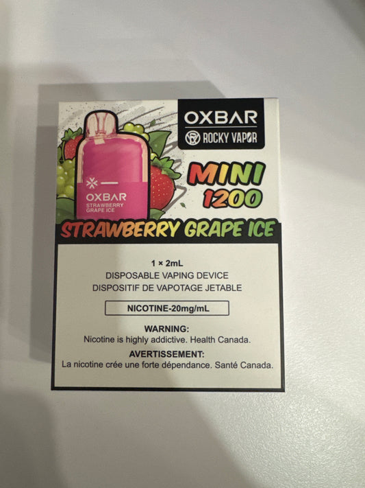 OXBAR MINI 1200 Disposable Strawberry Grape Ice ONT