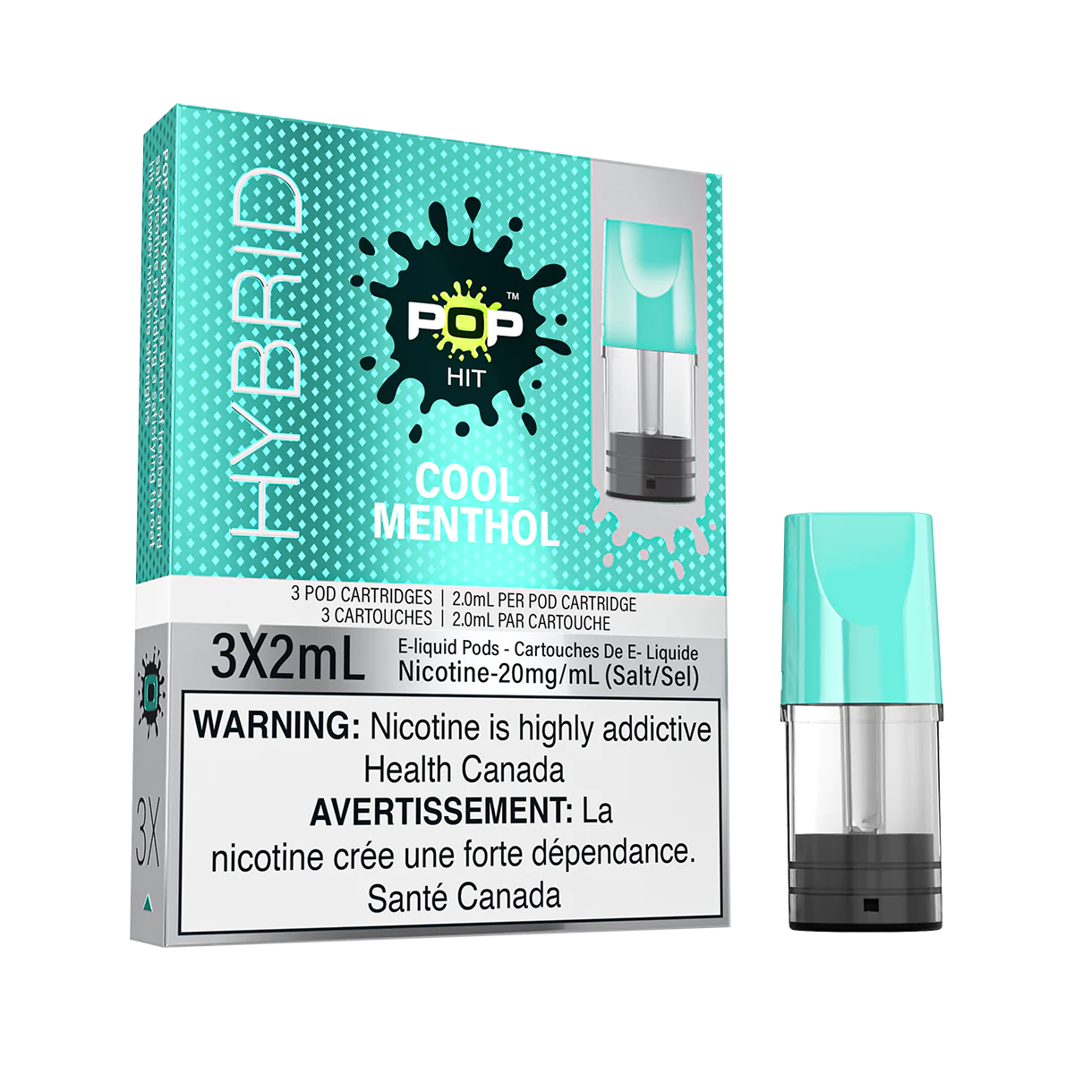 Pop Vapor Hybrid PODS Cool Menthol