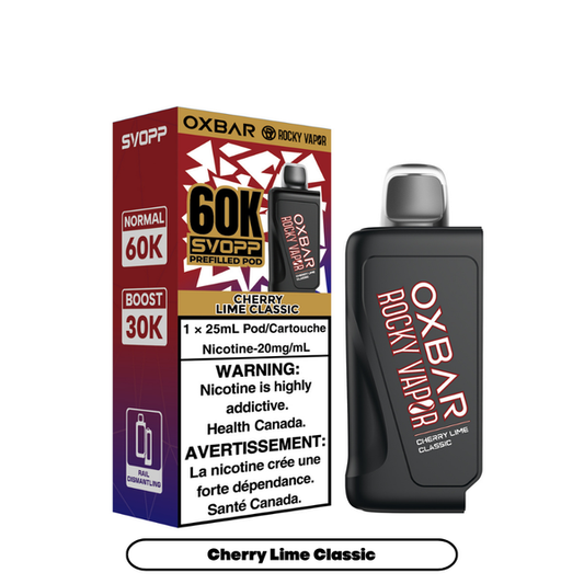 OXBAR SVOPP 60K Pods Cherry Lime Classic ONT
