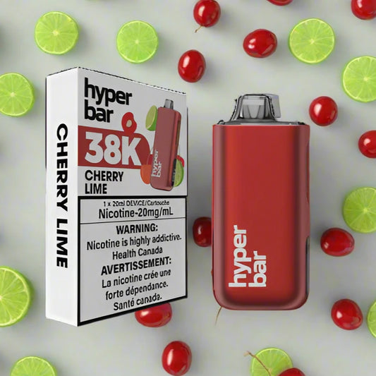 Hyper Bar 38K Disposable Cherry Lime ONT