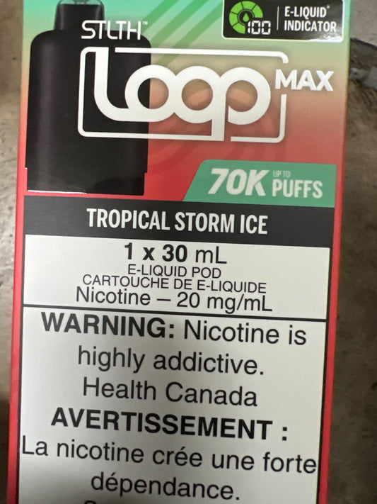 STLTH LOOP MAX 70K Pods Tropical Storm Ice ONT