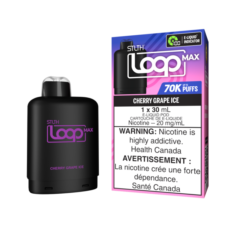 STLTH LOOP MAX 70K Pods Cherry Grape Ice ONT