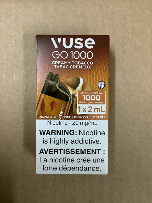 Vuse GO 1000 Creamy Tobacco ONT