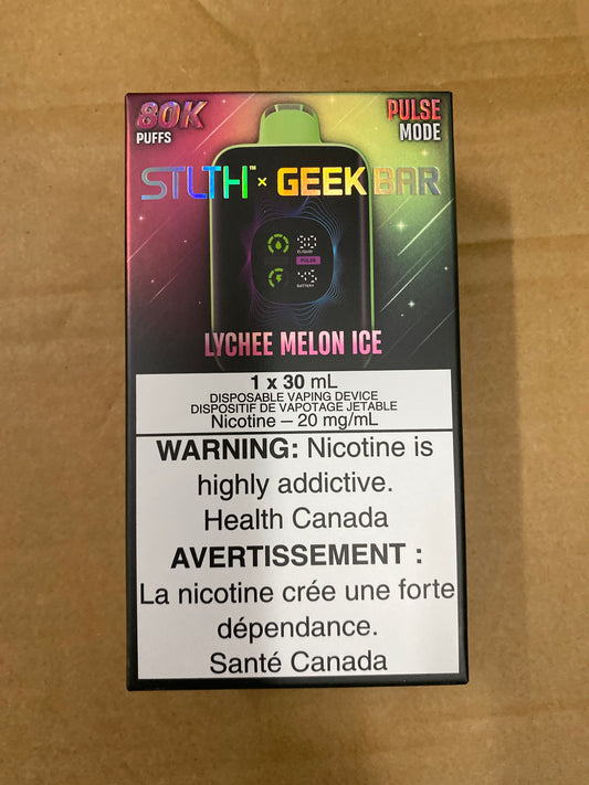 STLTH x GEEK BAR 80K Lychee Melon Ice Disposable Vape Canada
