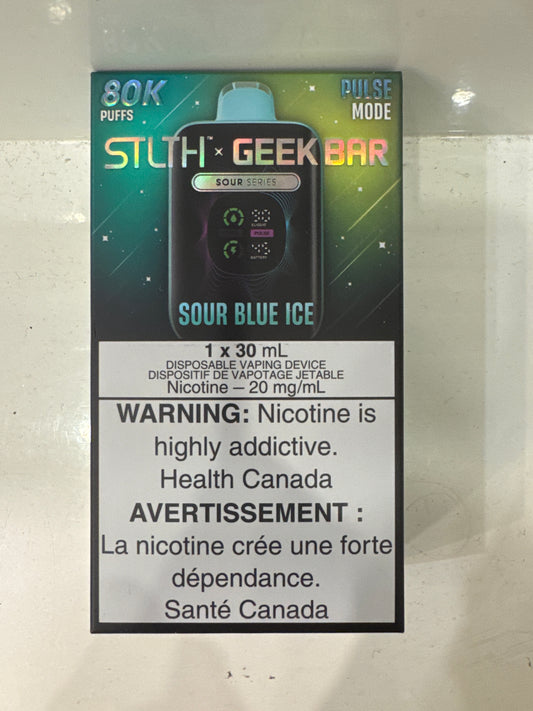 STLTH x GEEK BAR Disposable 80K Sour Blue Ice