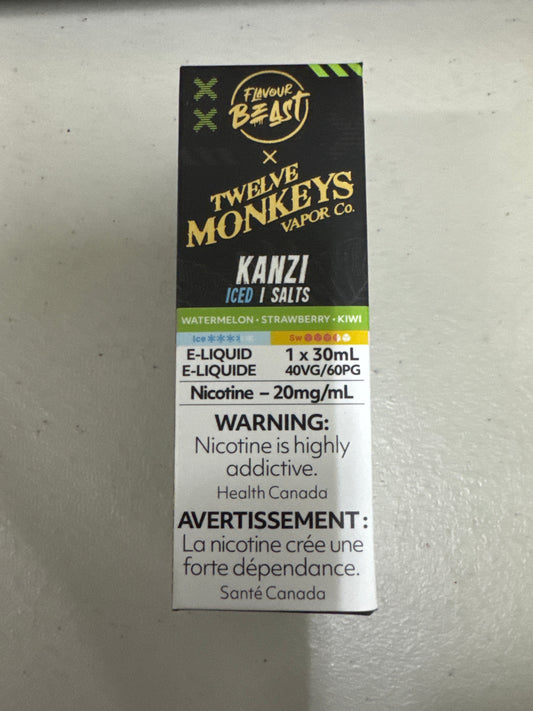 Flavour Beast x Twelve Monkeys Salts Kanzi Iced ONT