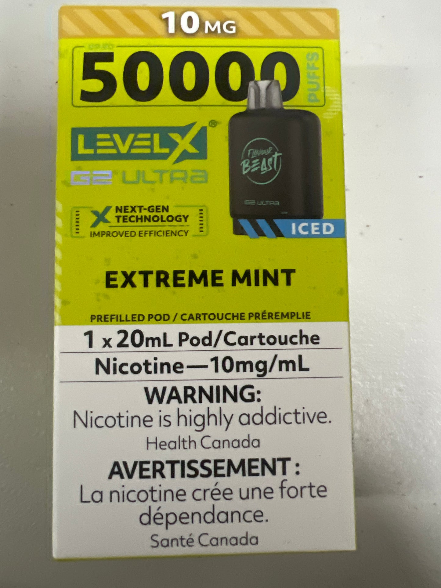 Flavour Beast G2 Ultra Level X PODS Extreme Mint Iced