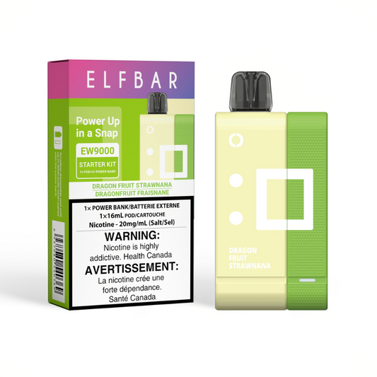 ELFBAR Snap EW9000 Starter Kit Dragon Fruit Strawnana