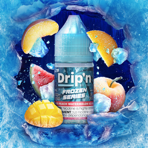 Drip’n Frozen Salts Mango Peach Watermelon Ice Blast ONT