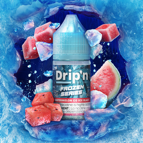 Drip’n Frozen Salts Watermelon CG Ice Blast ONT
