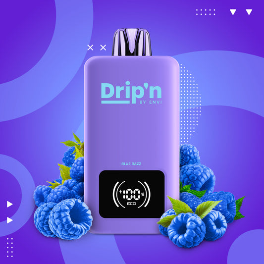Drip’n By Envi Disposable 70K Blue Razz ONT