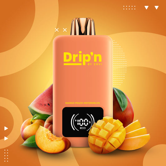 Drip’n By Envi Disposable 70K Mango Peach Watermelon ONT