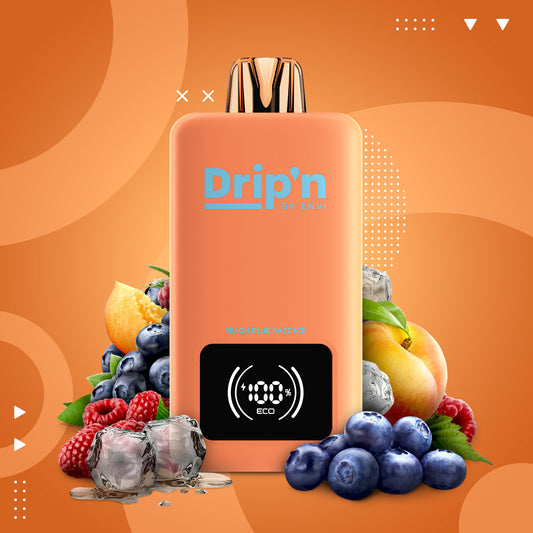 Drip’n By Envi Disposable 70K Peach Blue Razz Ice ONT