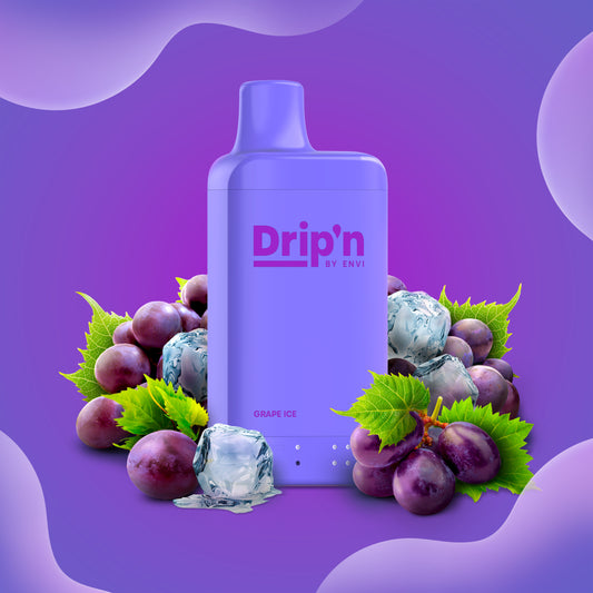 Drip’n By Envi Disposable 16K Grape Ice ONT