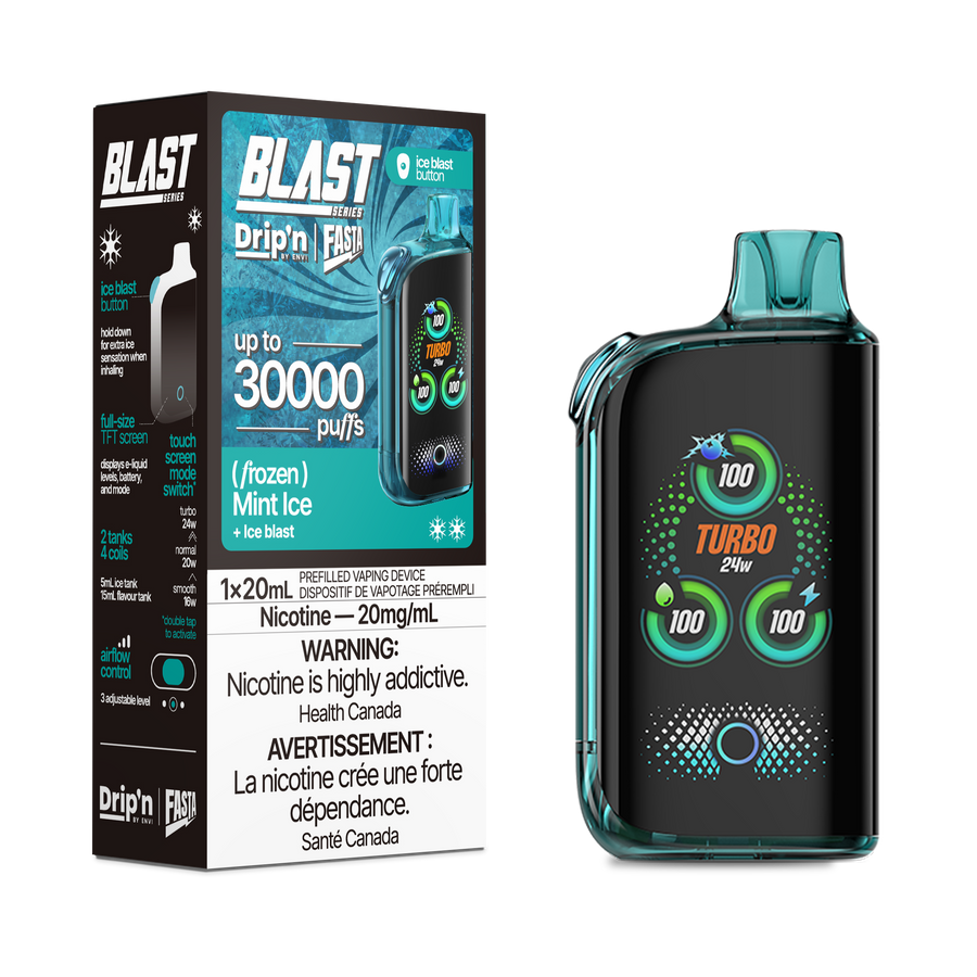 Drip’n Blast Disposable 30K Mint Ice ONT